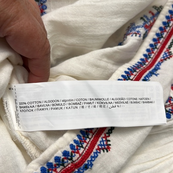 NWT: MNG COTTON BOHO TOP 6 - Picture 11 of 13